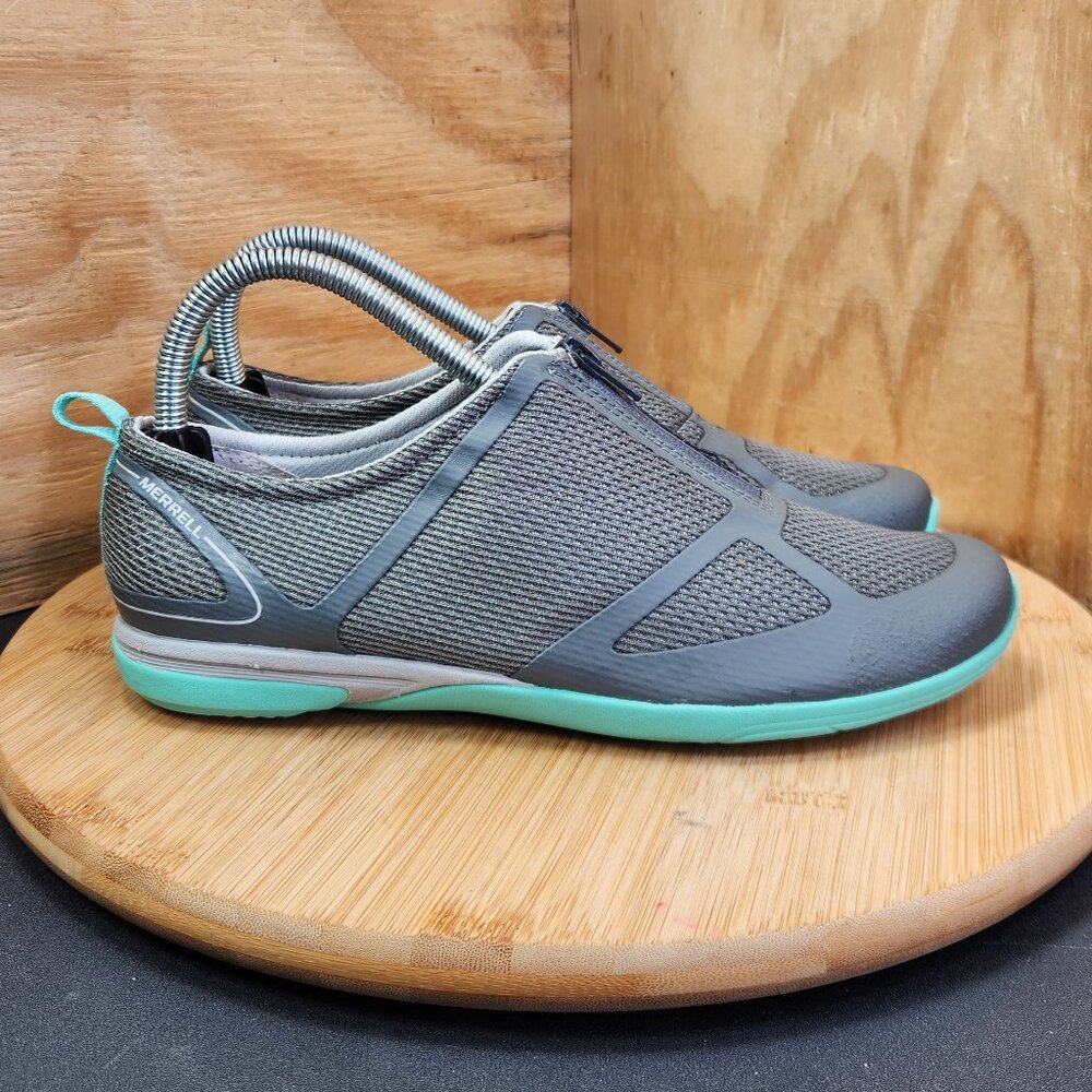 Merrell Ceylon Womens Gray Zip Up Shoes Sneakers Size 7.5